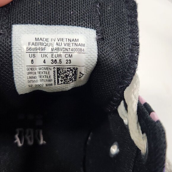 Converse Rainbow Zebra Striped Sneakers Women's 6 - Picture 4 of 4